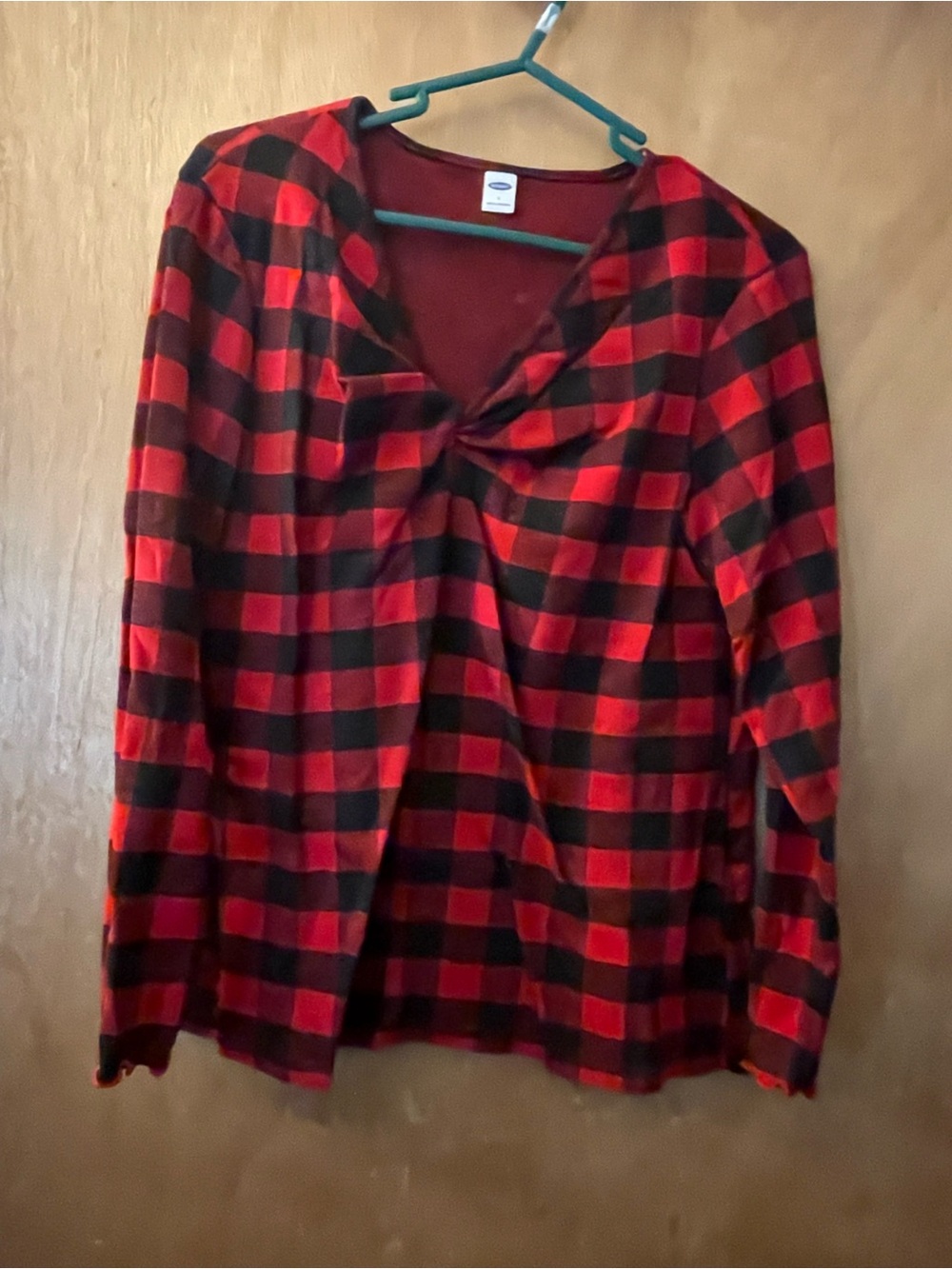 Old Navy Red & Black Buffalo Plaid Shirt